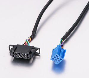 APS CD change cable for VW Passat 12pin to 8pin extension cable 5m long SKCW026