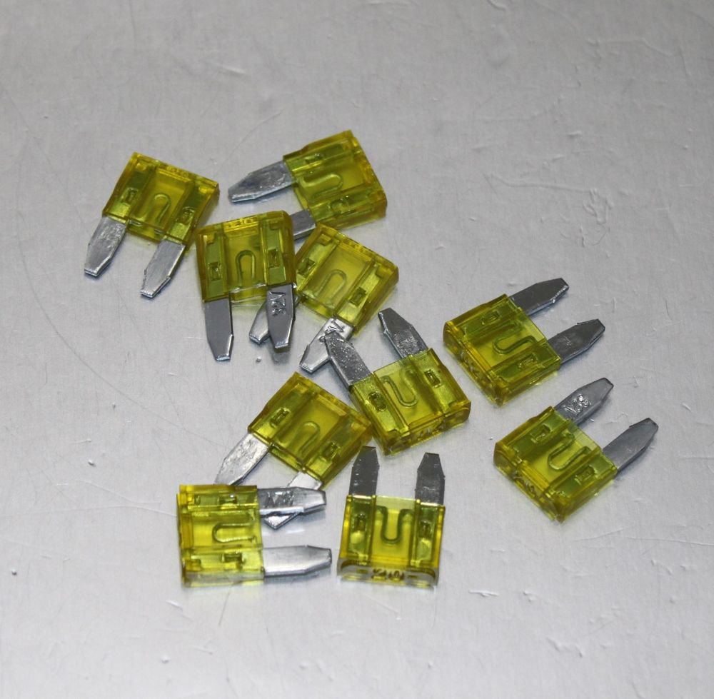 APS 20A 20 Amp NEW ATM Mini Blade Fuse Car audio accessories SKF-08-20A 100pcs