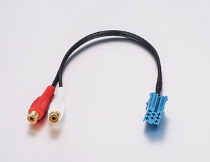 APS For Blaupunkt Aux cable car audio parts audio cable Two RCA female BLA-2RF