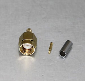 APS 10PCS LOT SMA Male CONNECTOR FOR RG174 CABLE GPS Navigation SMA-MALE