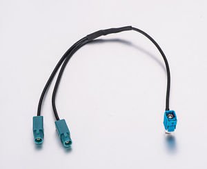 APS Antenna adapter for VW Fakra female to two Fakra male Y spliter SKAA-53A