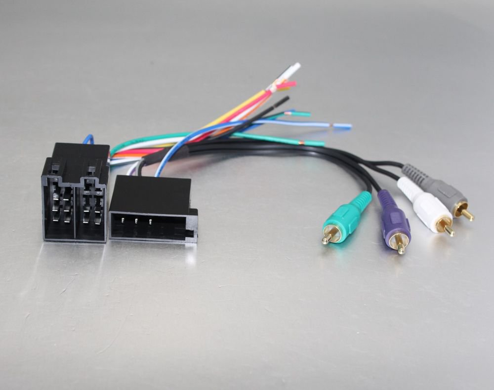 APS Amplifier Radio Harness w/RCAs to Factory Harness for 1987-2002 Volkswagon