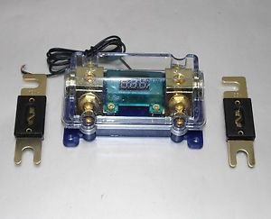 APS DIGITAL PLATINUM ANL DIST BLOCK 0-4 GAUGE FUSE HOLDER SKFH125BG ANL FUSE150