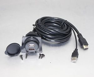 APS Car Dash Mount Installation HDMI USB Accessory Extension Cable HDMIUSB-EC