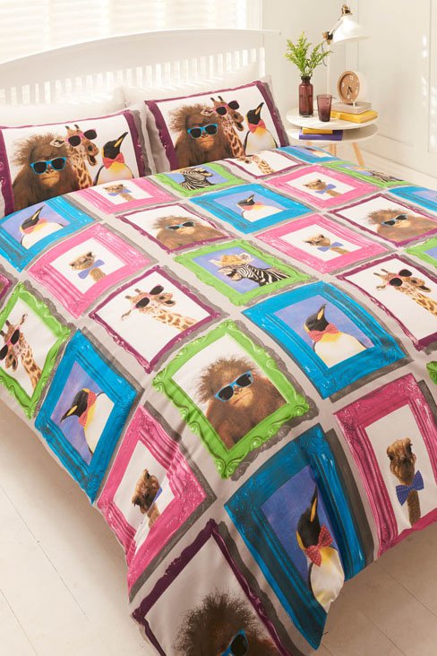 Novelty Animal Print Cotton Blend Duvet Cover