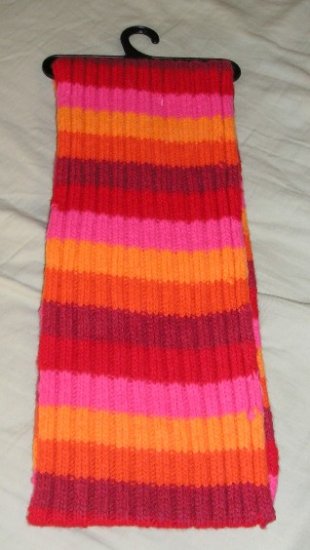 NEW Winter Scarf Womens Girls Teens Red Orange Great Colors GIFT - SALE!