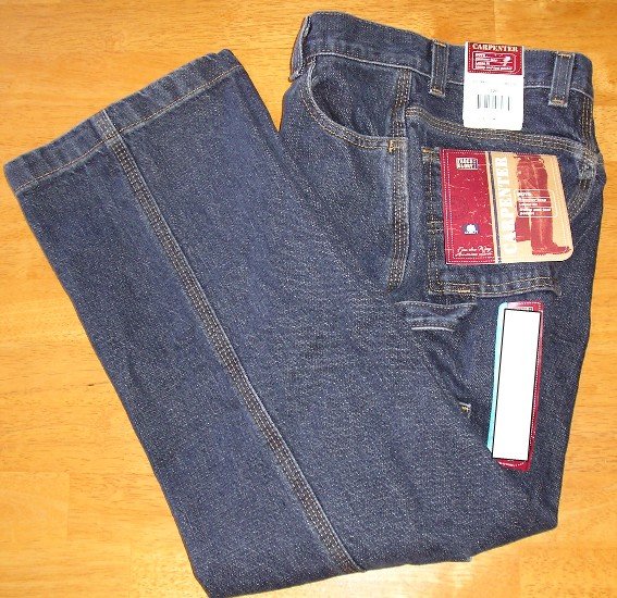 Faded Glory Boys Jeans 12R Carpenter Style Denim NEW