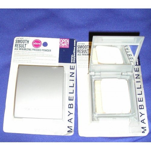 Maybelline Smooth Results Press Powder Light Beige Age Minimizing NEW