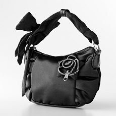 New Candies Purse Satin MiniBag Candie's Satin Mini Bag Black ~~ $25.00