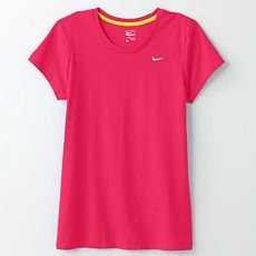 NIKE Womens Sport Tee Top or Shirt Fuscia Sz SMALL NEW