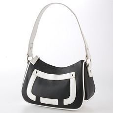 Mini Hobo Purse or Hobo Bag Nine & Co Black and White Design NEW