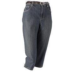 NWT Denim or Jean Womens Capris Capri Sz. 12 Avg Gloria Vanderbilt Teens, Juniors