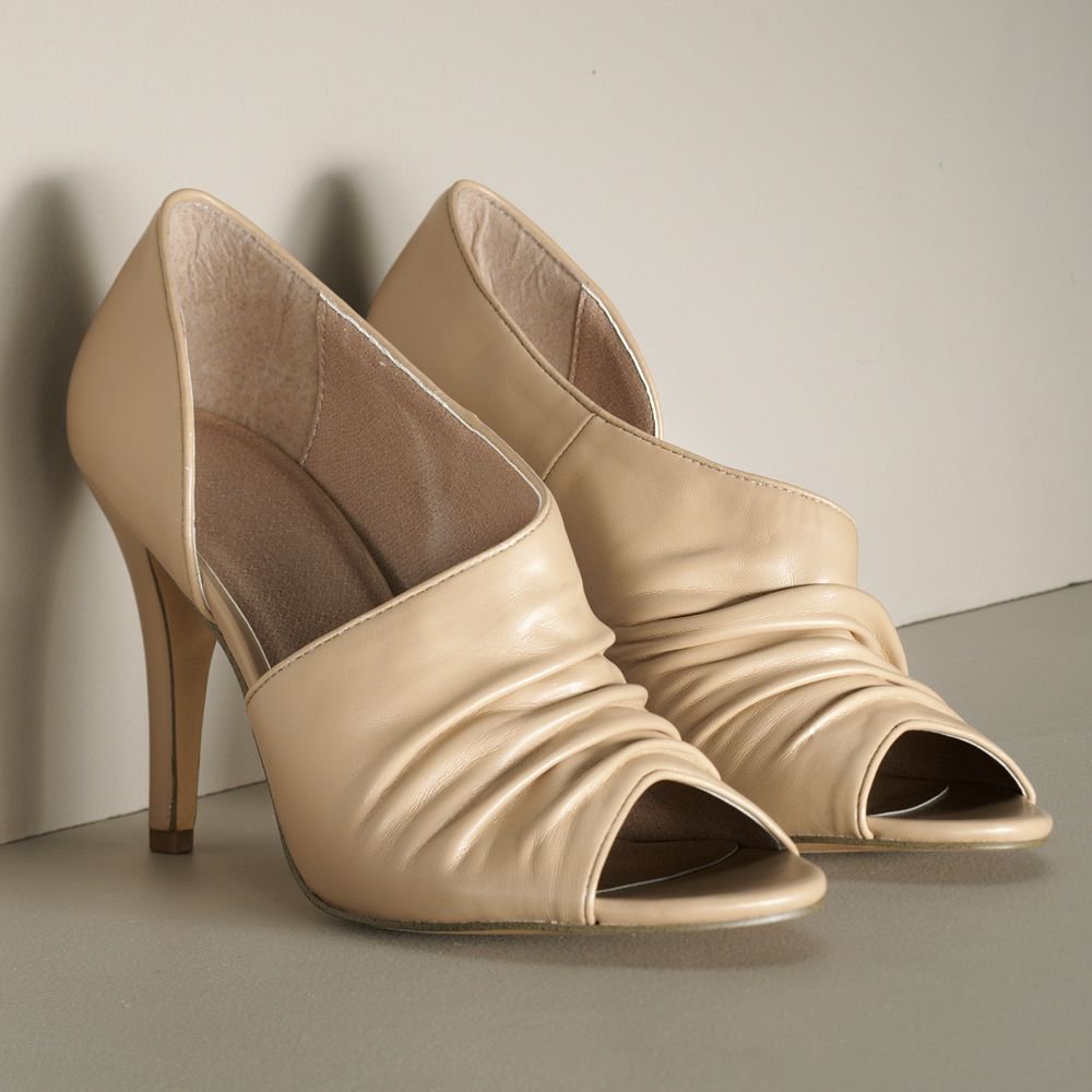 Elle NUDE Women's Dress Heels Shoes Size 8 Womens Dress Peep Toe NEW