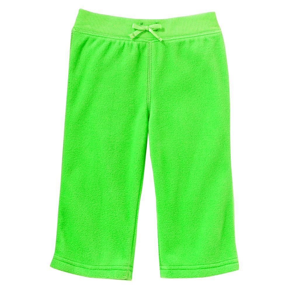 green fleece pants