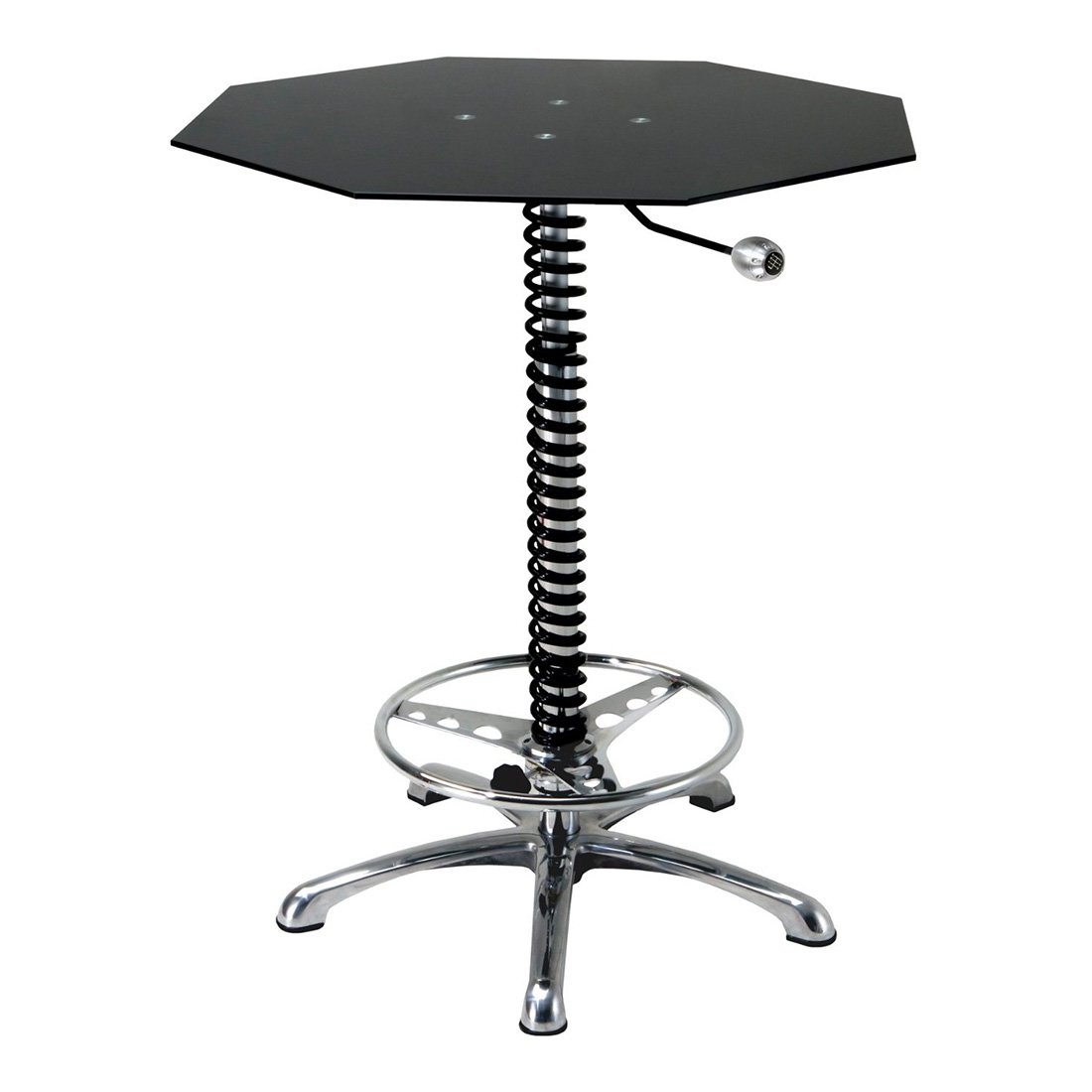 PitStop Furniture BT7000B Crew Chief Bar Table (Black)