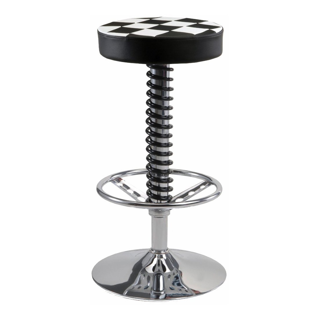 PitStop Furniture PC1400W Crew Bar Stool (White)