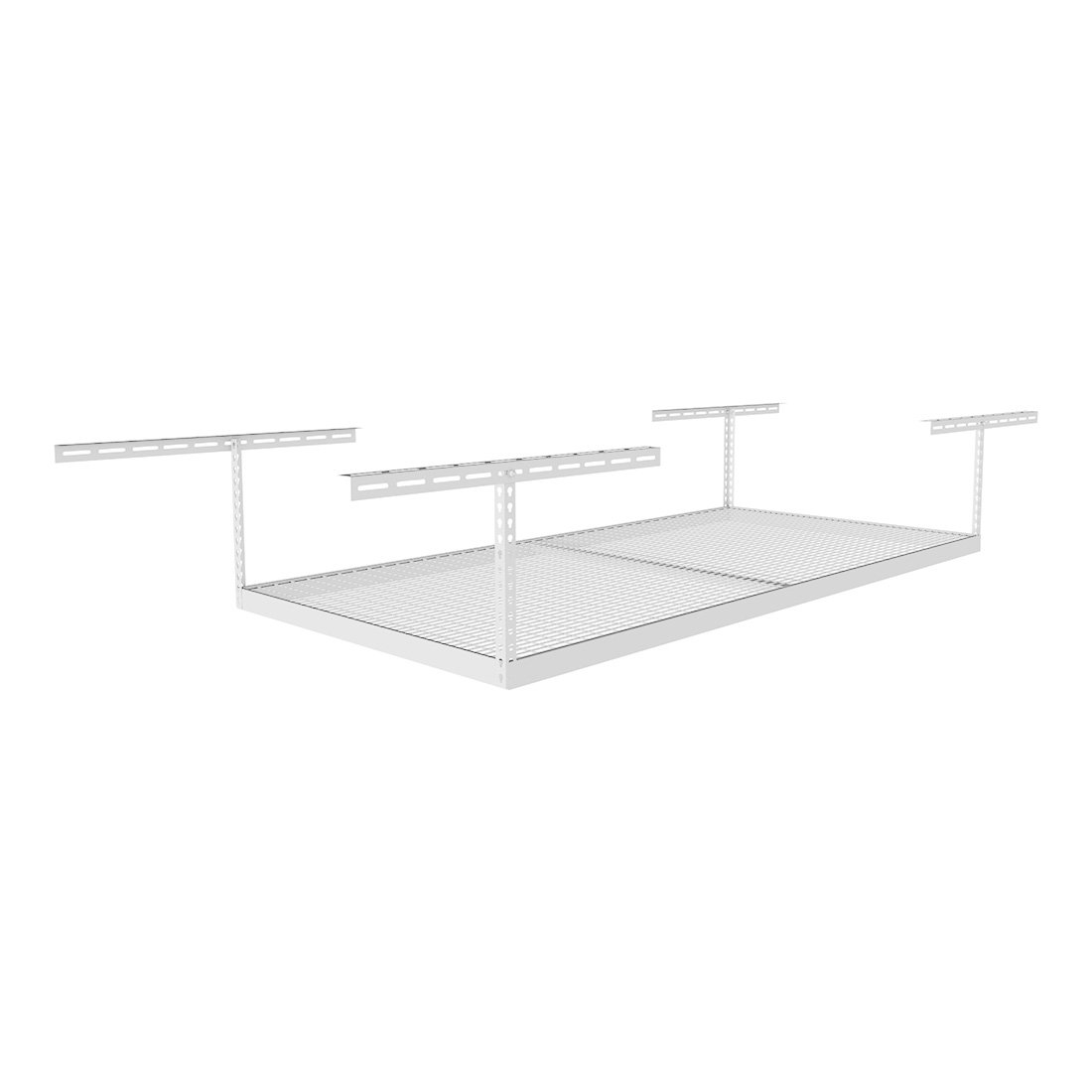 MonsterRax (MR-4x8-W Pack 12) 4'x8' Overhead Storage Rack 12" to 21" Drop - White