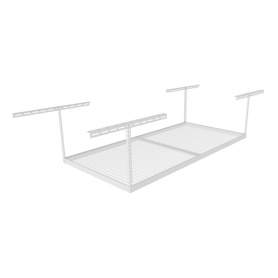 MonsterRax (MR-4x8-W Pack 18) 4'x8' Overhead Storage Rack 18" to 33" Drop - White
