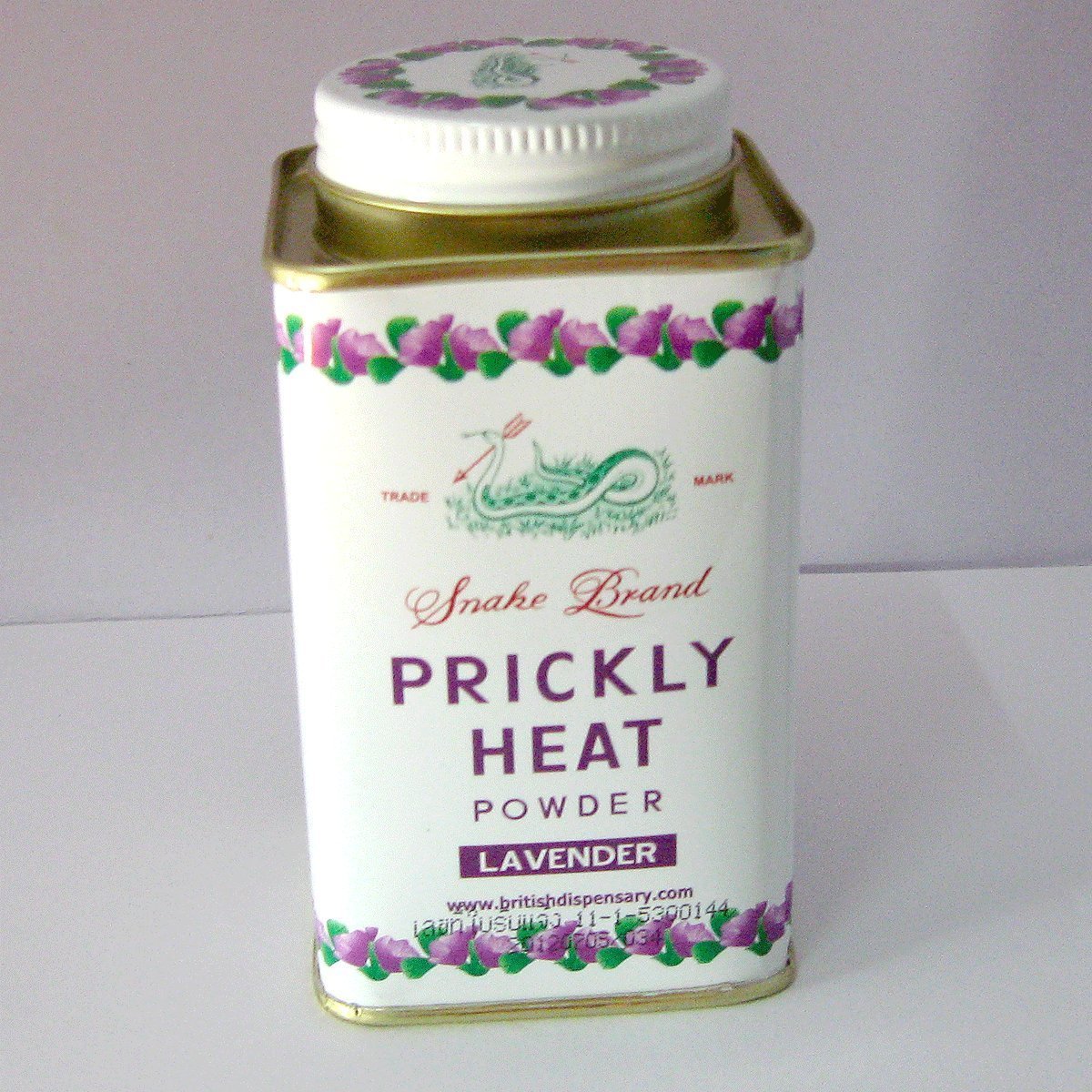 Snake Brand Prickly Heat Prickly Heat Powder Snake Brand Cooling Lavender 50G