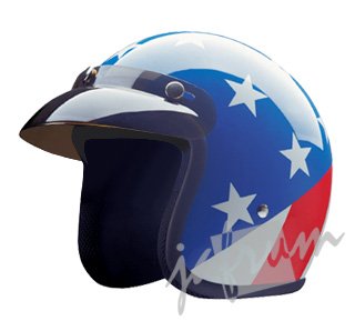 10Captain - Captain America DOT Motorcycle Helmet
