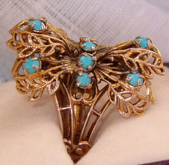 VINTAGE ADJUSTABLE COCKTAIL RING (R5)