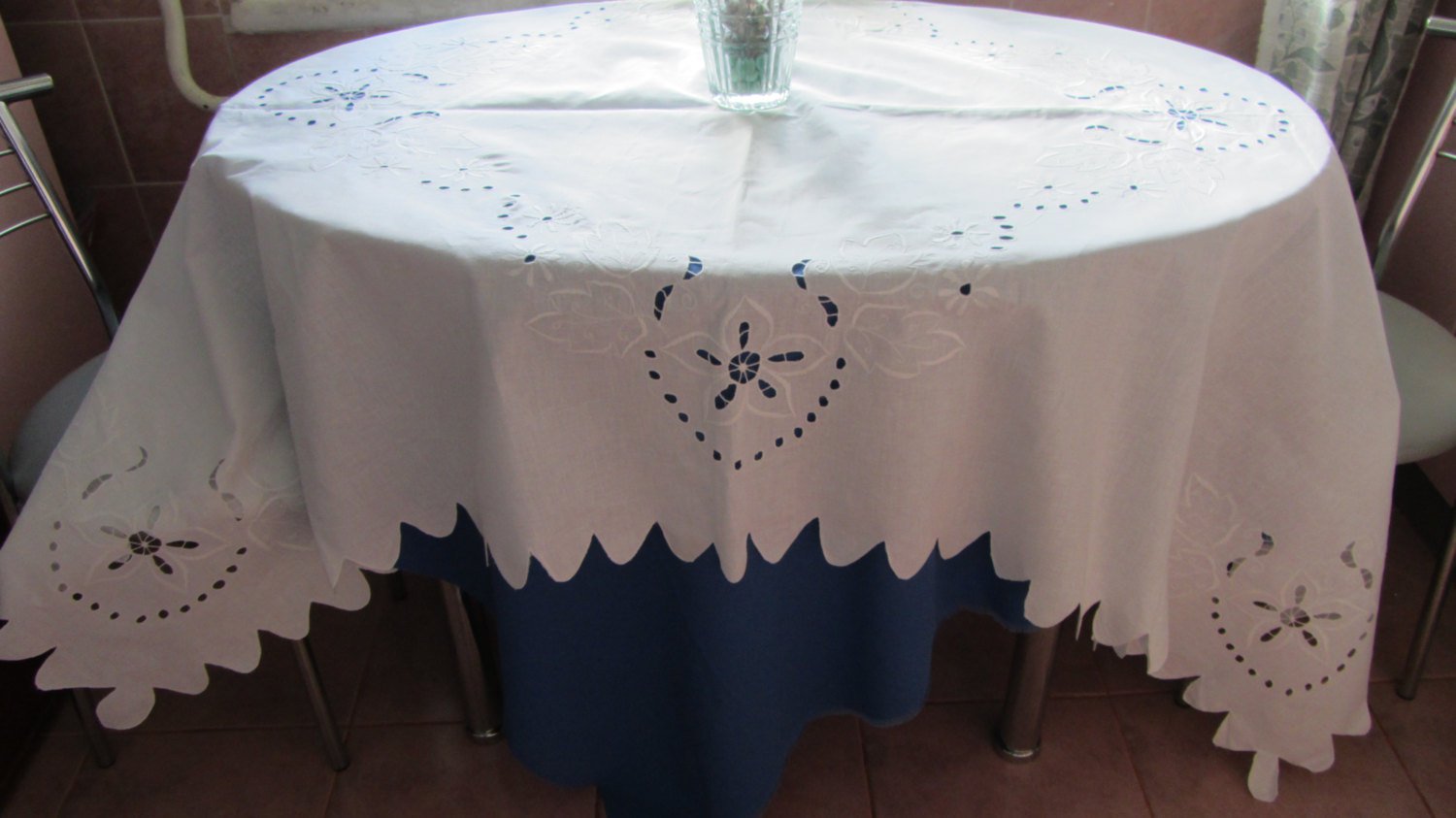 Vintage Lace White Large Rectangular Tablecloth Doily Table Vintage Lace White Large Rectangular Tablecloth Doily Table Decoration Crocheted