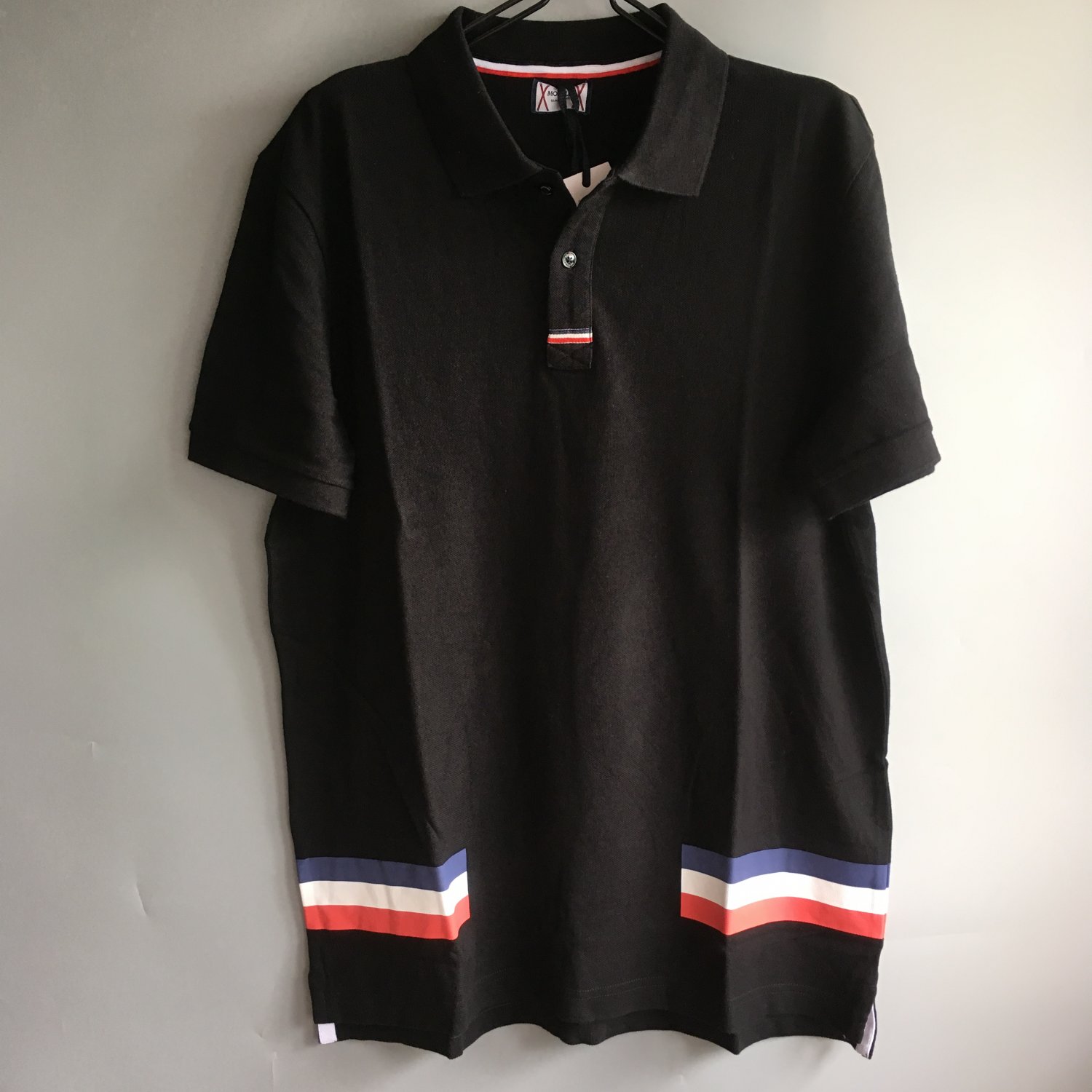 Men's cotton poloneck top T-shirts meeting casual clothing Free shipping