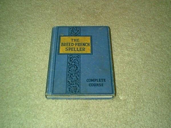 Very Old 1927 Childrens Speller-Breed-French Speller