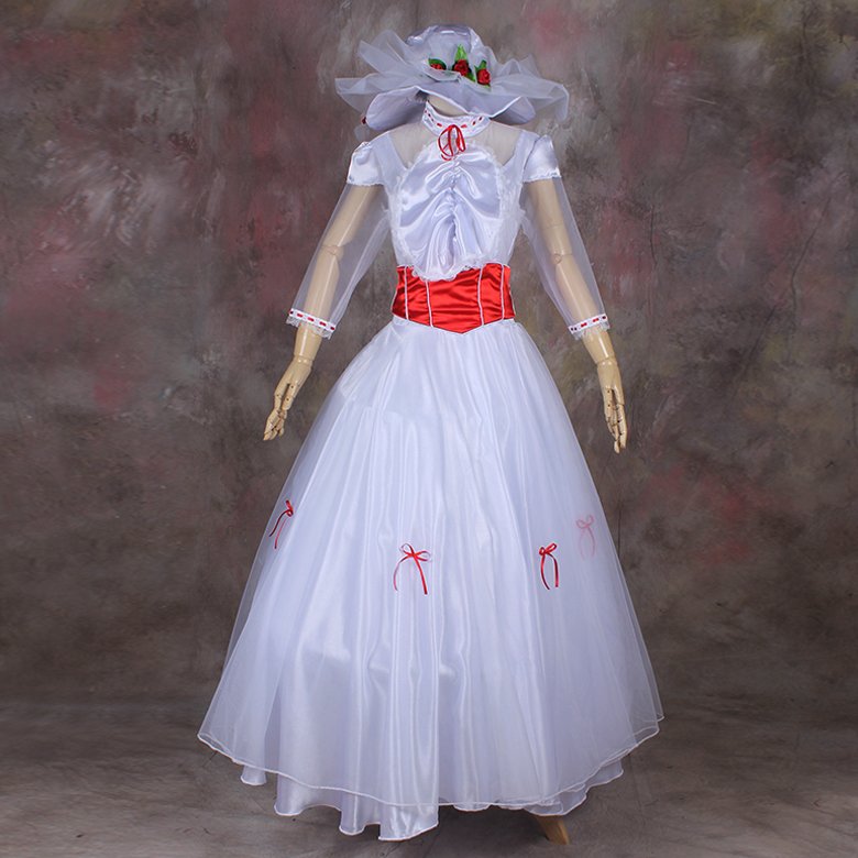 Custom made Mary Poppins Costume Movie Cosplay Costume