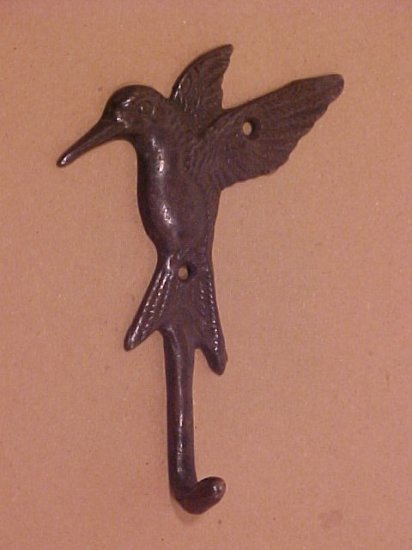 Bronze Hummingbird Hook Very Well Made With Screws