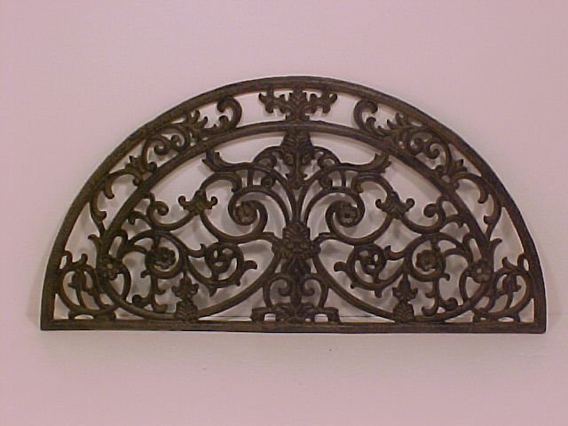 Wall Crescent Cast Iron Beautifully Detailed