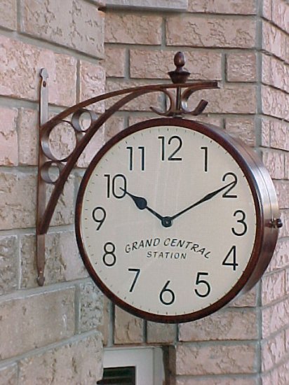 Grand Centeral Station Doube Sided Clock