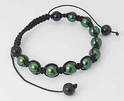 Green Shambala Bracelet