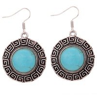Large Turquoise Earrings