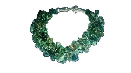 Green Mica Bracelet