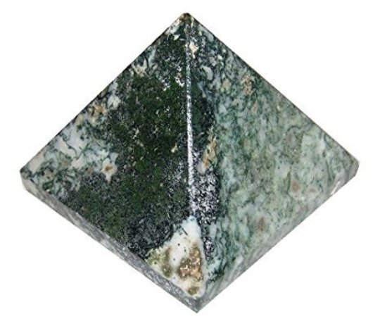 Tree Agate Set of 5 Pyramids - 22-30 MM each