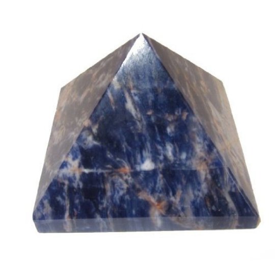 Fine Polished Blue Sodalite Pyramid Set of 3 - (25-30 MM) Each