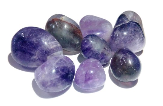 Amethyst Tumbled Stone Set Of 7
