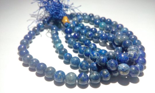 Lapis Lazuli Jap Mala with 108 Beads