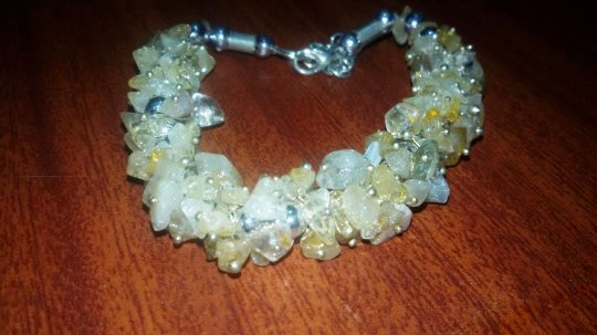 Citrine Uncut Bracelet - For Wealth and happiness