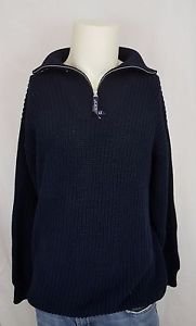 Pusser's West Indies Sailing Gear Elbow Pads Yachting Pullover Sweater Shirt - L