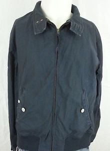 Paul Smith Jeans Black Cotton Zip Up Basic Jacket Coat - L Large