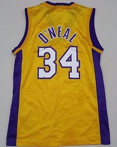 Los Angeles Lakers Shaquille O'Neal #34 SHAQ Champion NBA Jersey - Youth S