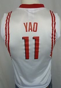 HOUSTON ROCKETS Yao Ming #11 Reebok White NBA Basketball Jersey - Youth M 10-12