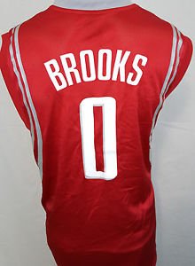 Houston Rockets Aaron Brooks #0 Adidas Swingman NBA Red Basketball Jersey - L
