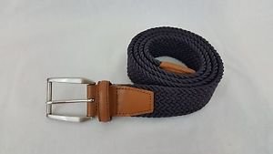 Brooks Brothers 346 Nylon Rubber Stretch Purple Belt Size 42