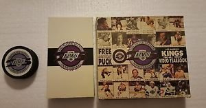 Los Angeles Kings The Silver Season 25th Anniversary VHS Video Yearbook & Puck