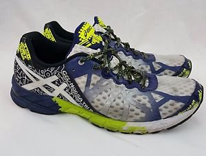 ASICS Gel-Noosa Tri 9 Men's White Running Shoes Size 10.5 T408N