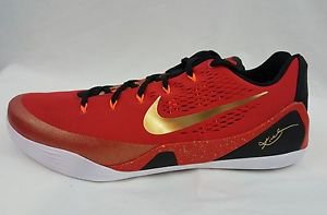 Nike Zoom Kobe IX 9 CH CHINA Pack Red Metallic Gold Black 683251-670 Size 18