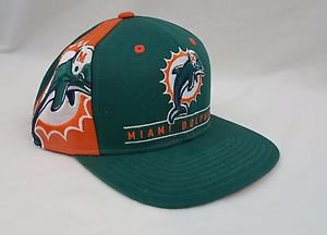 Miami Dolphins NFL Embroidered SnapBack Green Team Apparel Reebok Cap Hat